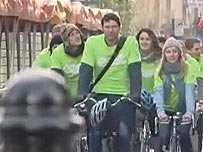 East Festival cyclists
