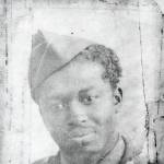 PICTURE OF DADDY IN HIS UNIFORM WHILE STATION AT FAULD BURTON-ON TRENT STAFFORDSHIRE ENGLAND WW2