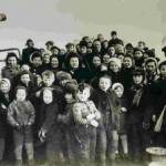 Norwegian Evacuees on board one of the ships Norwegian Evacuees on board one of the ships