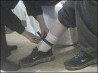 Tag on leg