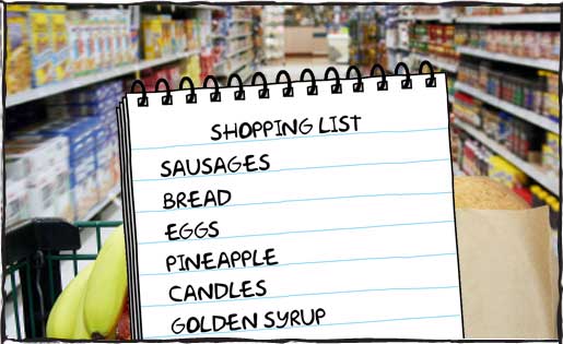 Shopping list