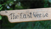 a beautifully carved wooden sign
