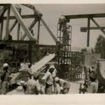 Repairing the Allenby Bridge blown up by terrorists July 1946
