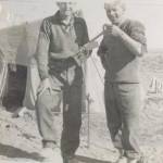 Raz's 21st Birthday, one of Ron's friends receiving a key to celebrate. Photo taken in the Middle East.
