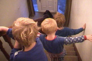Maggie's boys start school