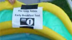 Greg James' hospitality tent