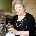 Grandma with her food processor