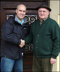 Ian Cheeseman with Johann Wieser 