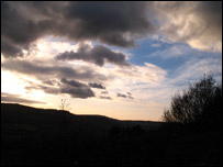 Winter skies in Skelton
