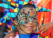 Boy enjoying Leicester Caribbean Carnival
