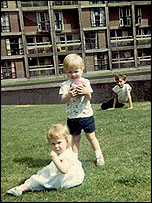 Children play at Park Hill, 1960s