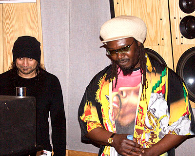 Andy from The Bays and Levi Roots