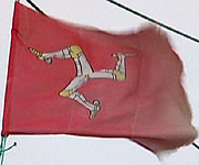 The Isle of Man flag