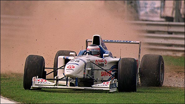 Jan Magnussen's Stewart at the 1997 Italian Grand Prix