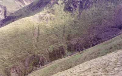 Silver Gill mine workings