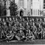 East Meon Home Guard, ref 73M85/54, part of a collection of photographs donated to Hampshire Record Office by F G Standfield, collected by him for his history of East Meon. Not to be reproduced without written permission of Hampshire Record Office