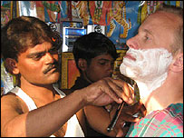 Keith's close shave
