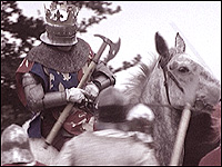 Richard 3 battle reenactment