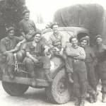 Photo of the 137 Line Section.....at the Liberation of Brussels.