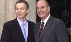 Jacques Chirac and Tony Blair