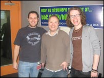 James with Pete and Greg
