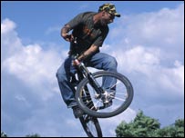 A rider from last year's festival