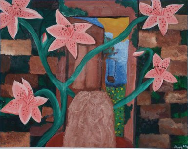 The colourful garden