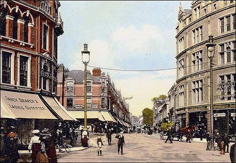 An impression of Drake Circus around 1900