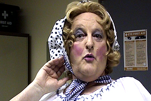 Every year Thanet Police put on a pantomime for charity and for the last few years Martin has played the Dame.
