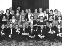 An old photo of the Jewish community in 1955