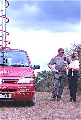 Radiocar at the West Midlands Safari Park