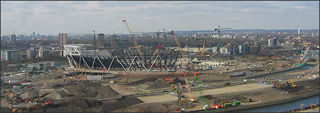 The Olympic Stadium, 24 March 2009