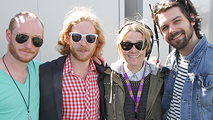Edith with Biffy Clyro