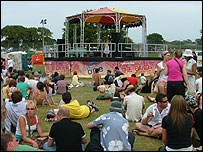 The Bandstand at the Isle of Wight Festival