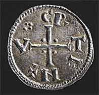 Image of coin of 'King Cnut'