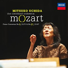 Review of Piano Concertos Nos. 9 & 21 (feat. piano: Mitsuko Uchida; The Cleveland Orchestra)