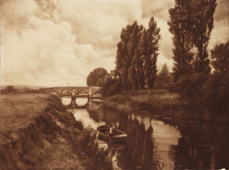 Pulborough Bridge (c 1900) by Charles Job, copyright NMPFT/SSPL