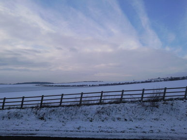 White hill