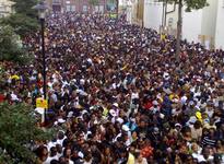 Rampage's view from the soundsystem