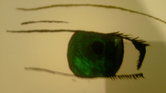Funky green eye...
