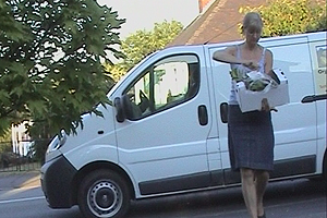 Pauline used to be a nurse but has now started her own organic food delivery business.