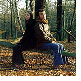 John and Lesley at Burnham Beeches, 1975