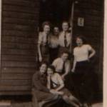 Mum is the one standing at the back leaning against the door. I think was taken at RAF Halton in 1945