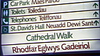 Arwyddion Ffyrdd Dwyieithog