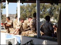 Princess of Wales's Royal Regiment in Cyprus.