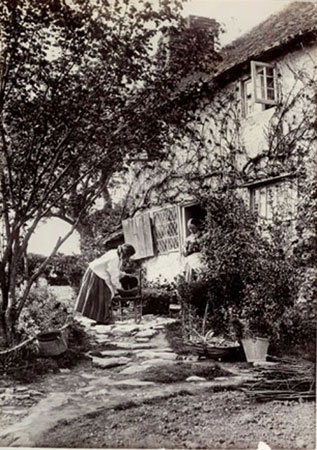 Cottage Garden c1890 by Joseph Gale (c1835-1906), copyright NMPFT/SSPL