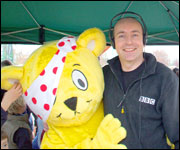Richard with Pudsey during Children in Need 2007