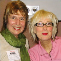 Christine and Jenny in the Home Truths studio