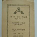 Civil Defence Leaflet - Your Gas Mask
