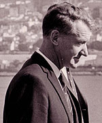 Ian Smith on board HMS Kent